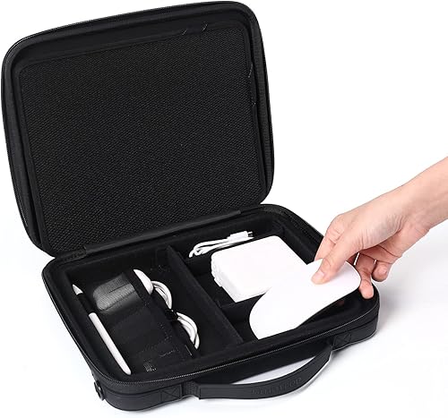 Miniatura 8 de Smatree Funda rígida para iPad de 10 a 11 pulgadas para iPad Pro 2022 de 11 pulgadas, iPad Air 2022 de 10.9 pulgadas, bolsa de hombro para tableta y