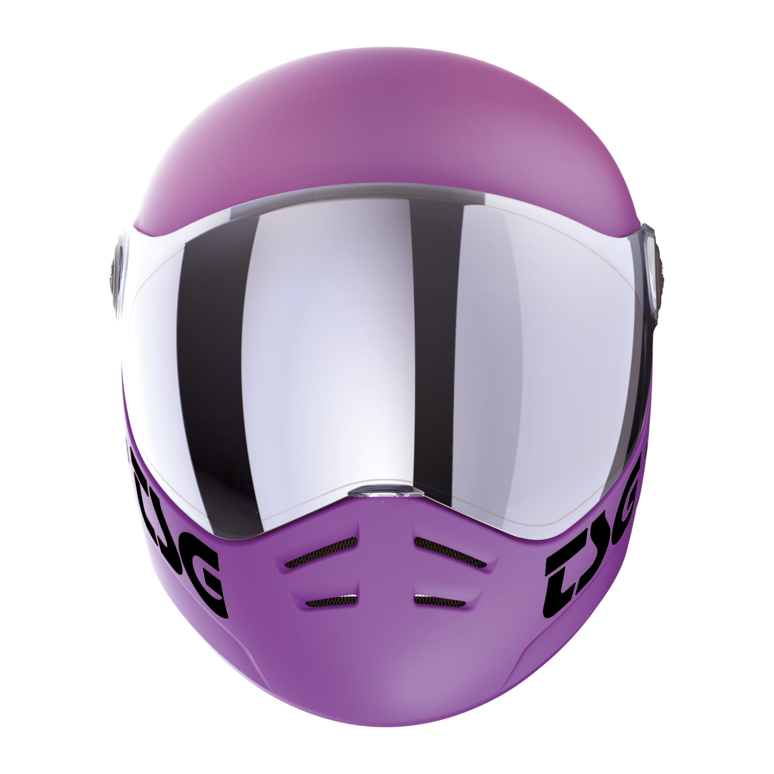 TSG Schutzausrüstung - Helm Pass 2.0 Solid - (+Bonus Visier) Satin Royal Liac S