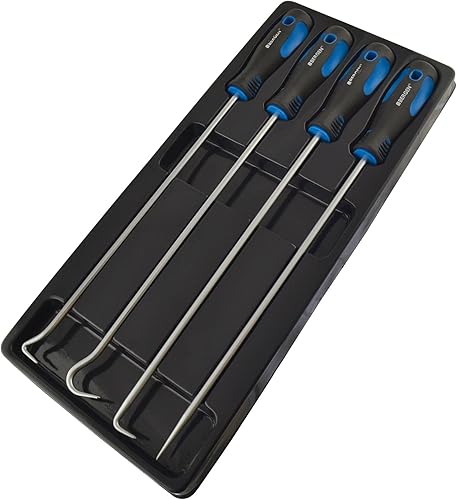 Bergen AT181 - Juego de herramientas de extracción de gancho y púas, longitud total extra larga, 14.961 in, 4 piezas