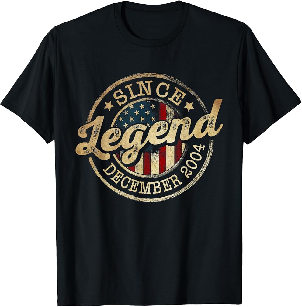 Legend Since December 2004 Vintage 21st Birthday Classic T-Shirt