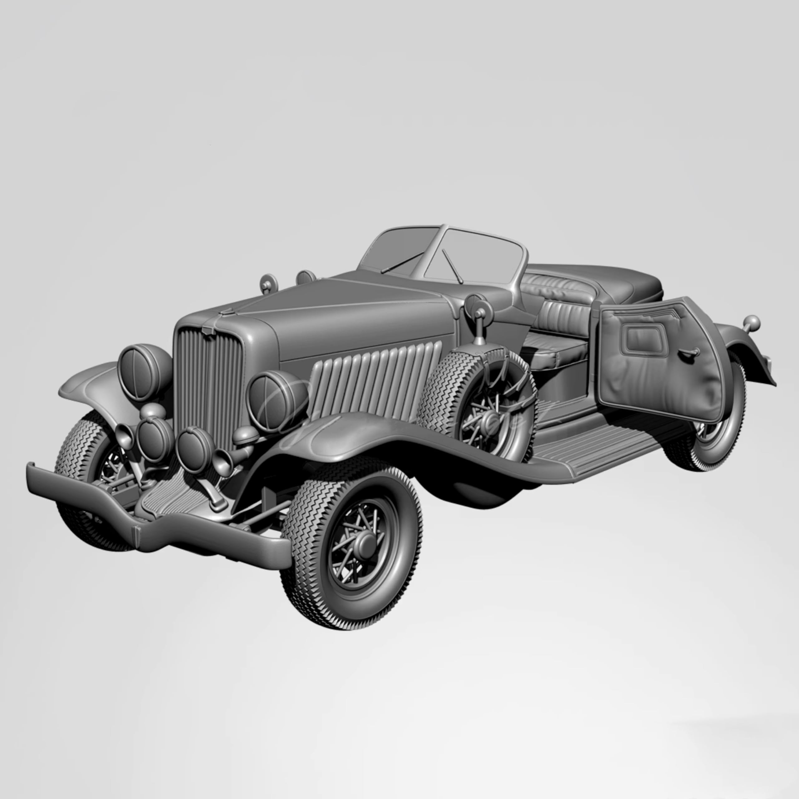 1/35 Resin Soldier Model Kit WW2 German Car Model Kit non peint et non assemblé (Cg6B-3)