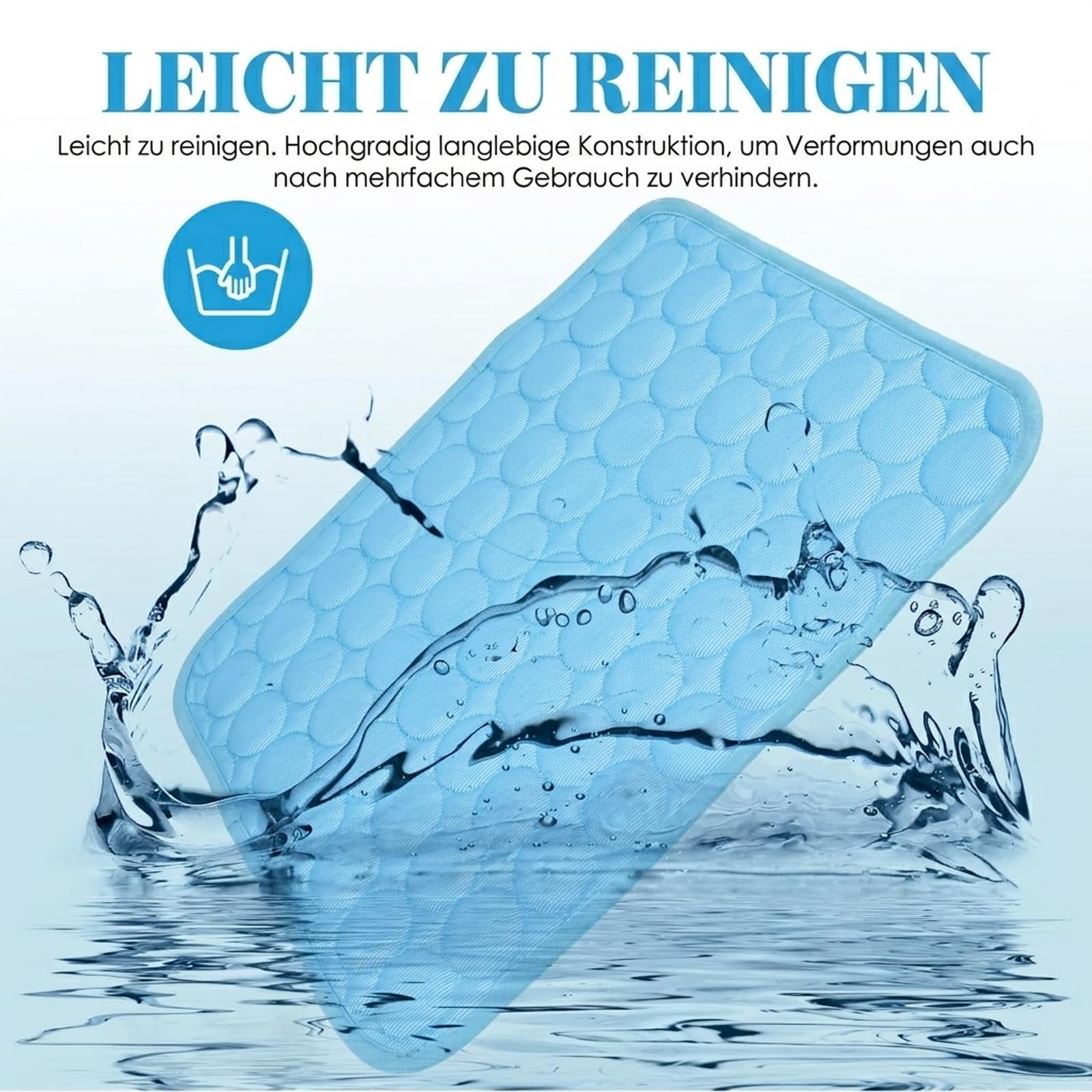 Arctic Paw Kühlmatte für Haustiere mit atmungsaktivem Material und faltbarem Design，XL