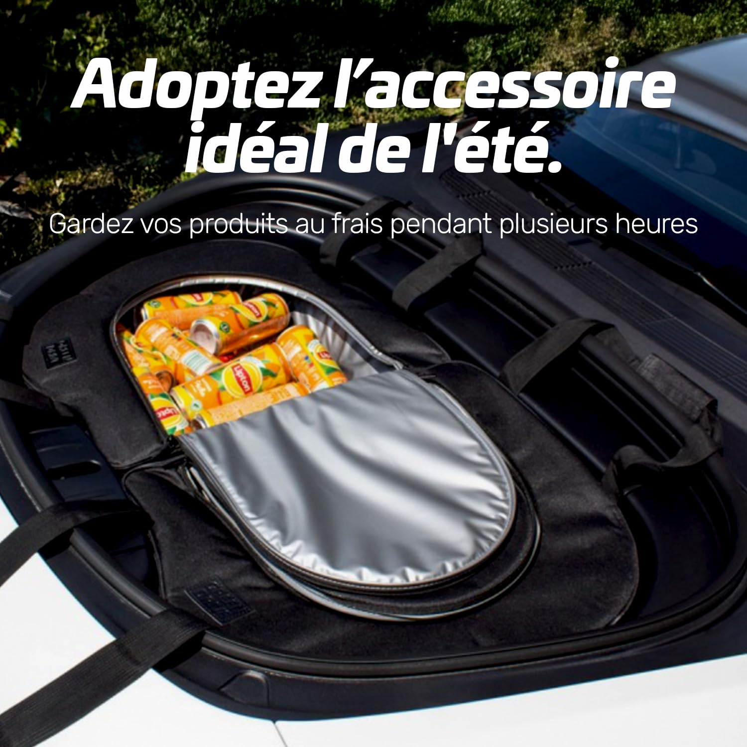Glacières de Coffre Avant Tesla Model Y 2021 à aujourd’Hui – Lot de 2 – Rangement et Transport sécurisés – Pratiques et efficaces