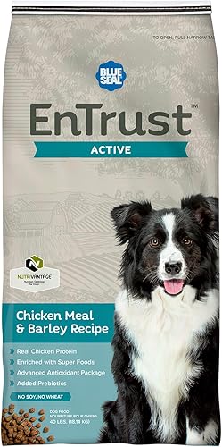 Blue Seal  Entrust Active pollo comida & Barley  Comida para Perro