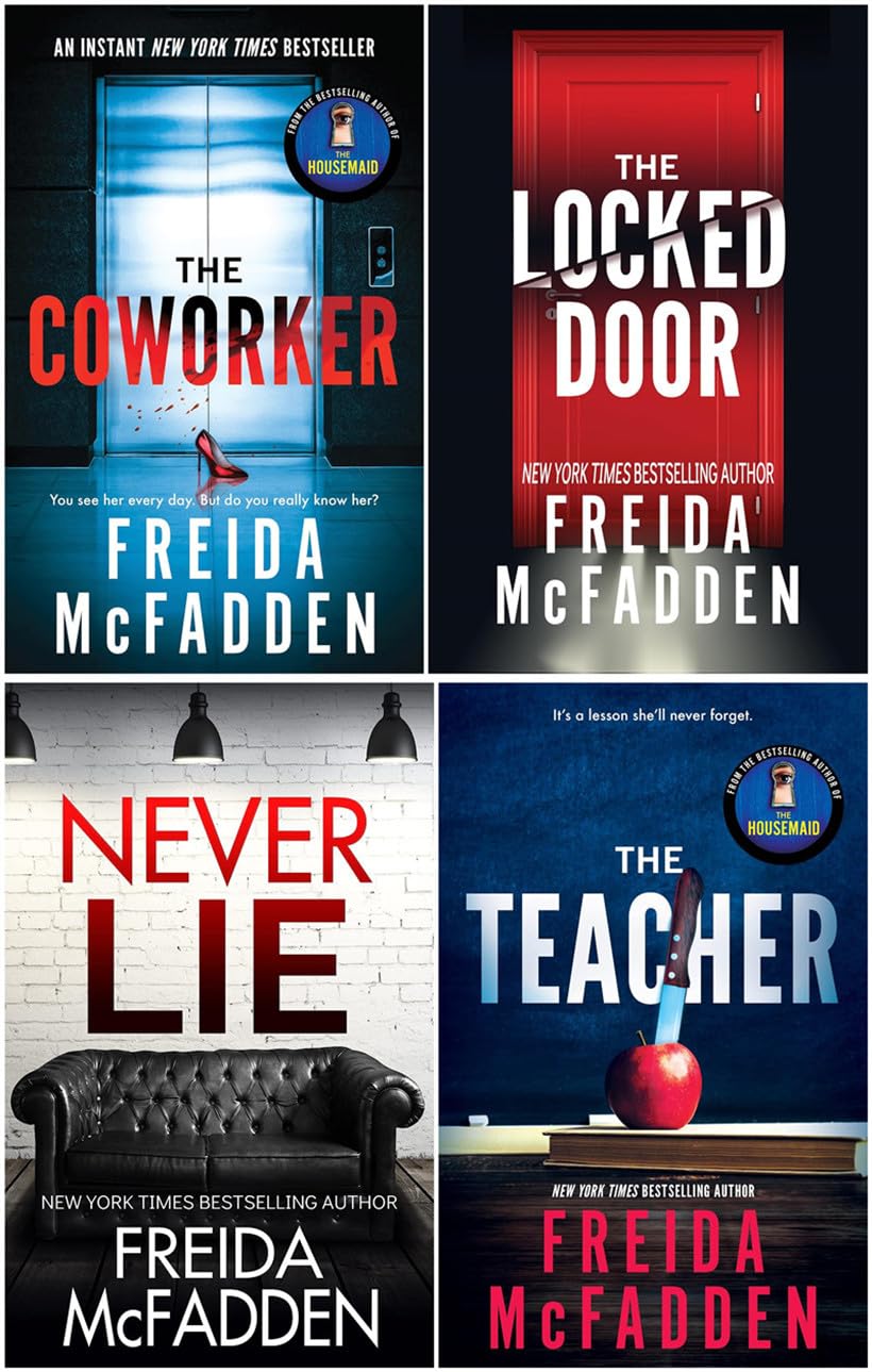 Freida McFadden Bestselling 4 Books Set - The Coworker, The Locked