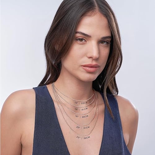 Miniatura 5 de MYKA - Collar con nombre hebreo personalizado, placa de identificación personalizada, regalo con letras judías para ella, él, hombres, mujeres