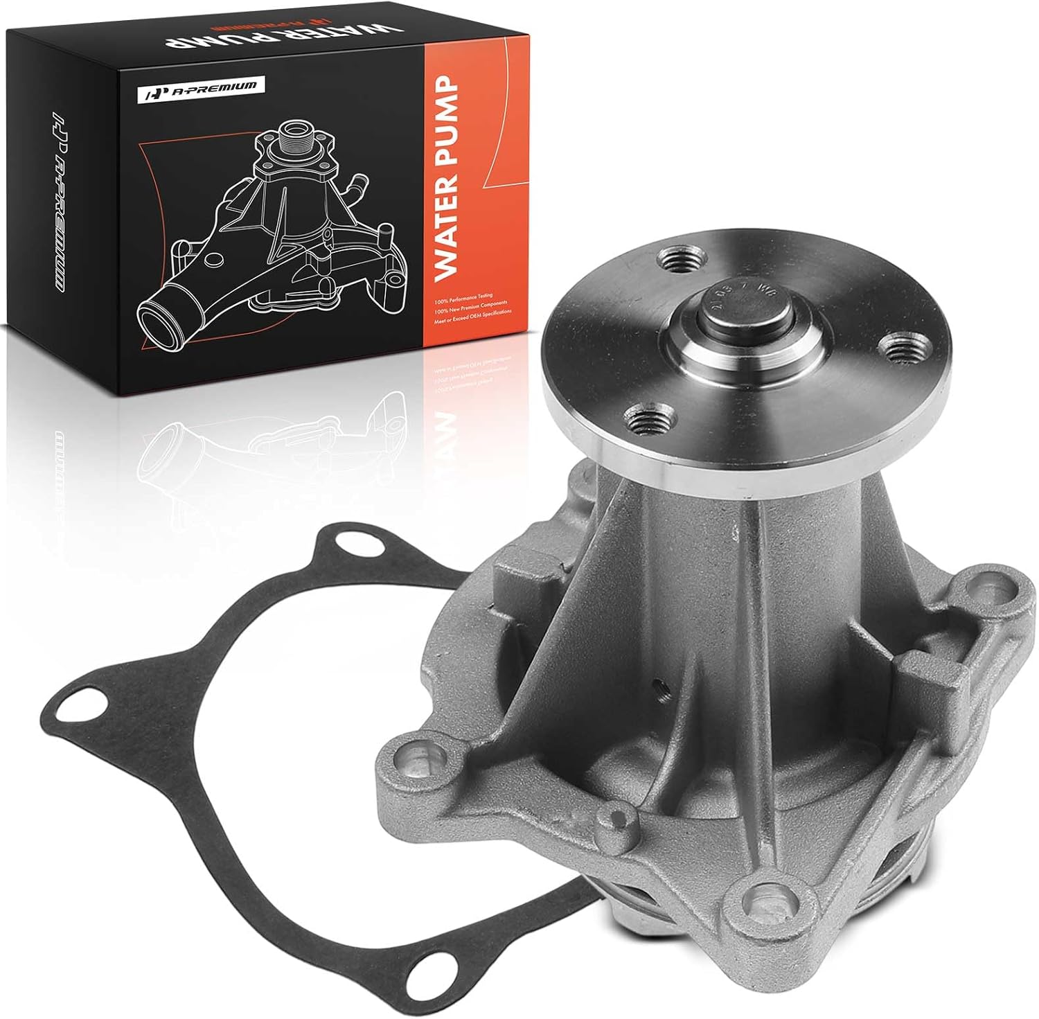 A-Premium Engine Water Pump with Gasket Compatible with Buick Skyhawk Century Chevrolet Beretta Cavalier Corsica LLV Lumina S10 GMC Sonoma Isuzu Oldsmobile Pontiac