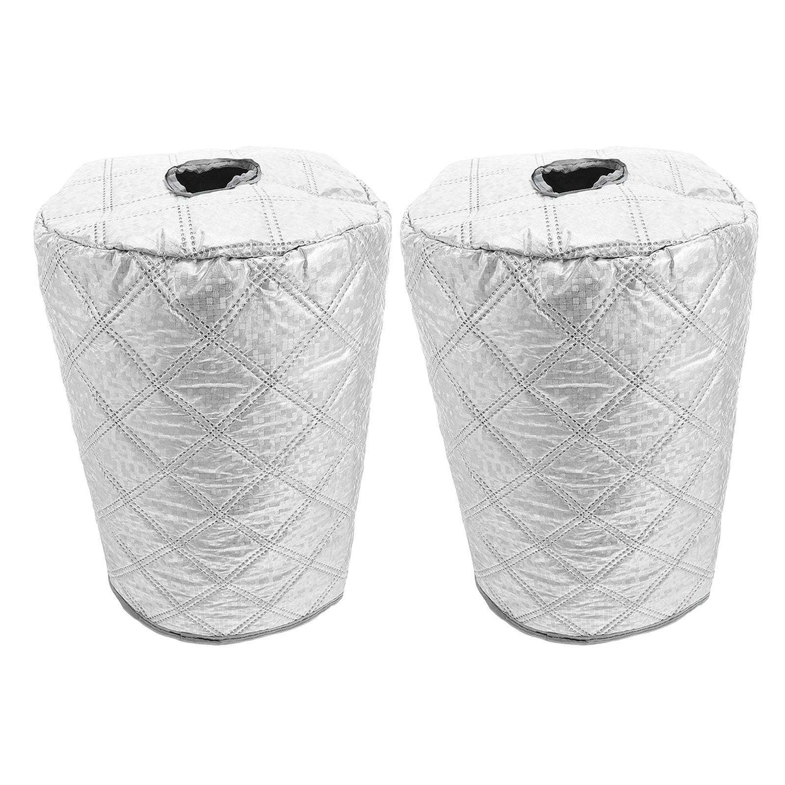 Housse bonbonne eau 18,9l aluminium argenté protection anti-poussière