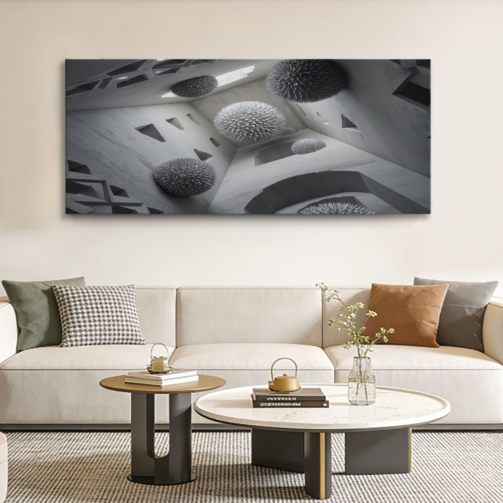 Générique Industrie Architektur Stil Tableau Decoration Murale 140 x 70 cm