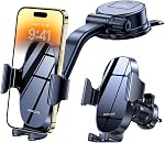 Miracase for MagSafe Car Mount[20 Powerful N55 Magnets+Industrial-Grade Vacuum Base] Magnetic Phone Holder Car 360° Full-Directional Adjustment, Fit for Windshield & Dashboard with All Smartphones
