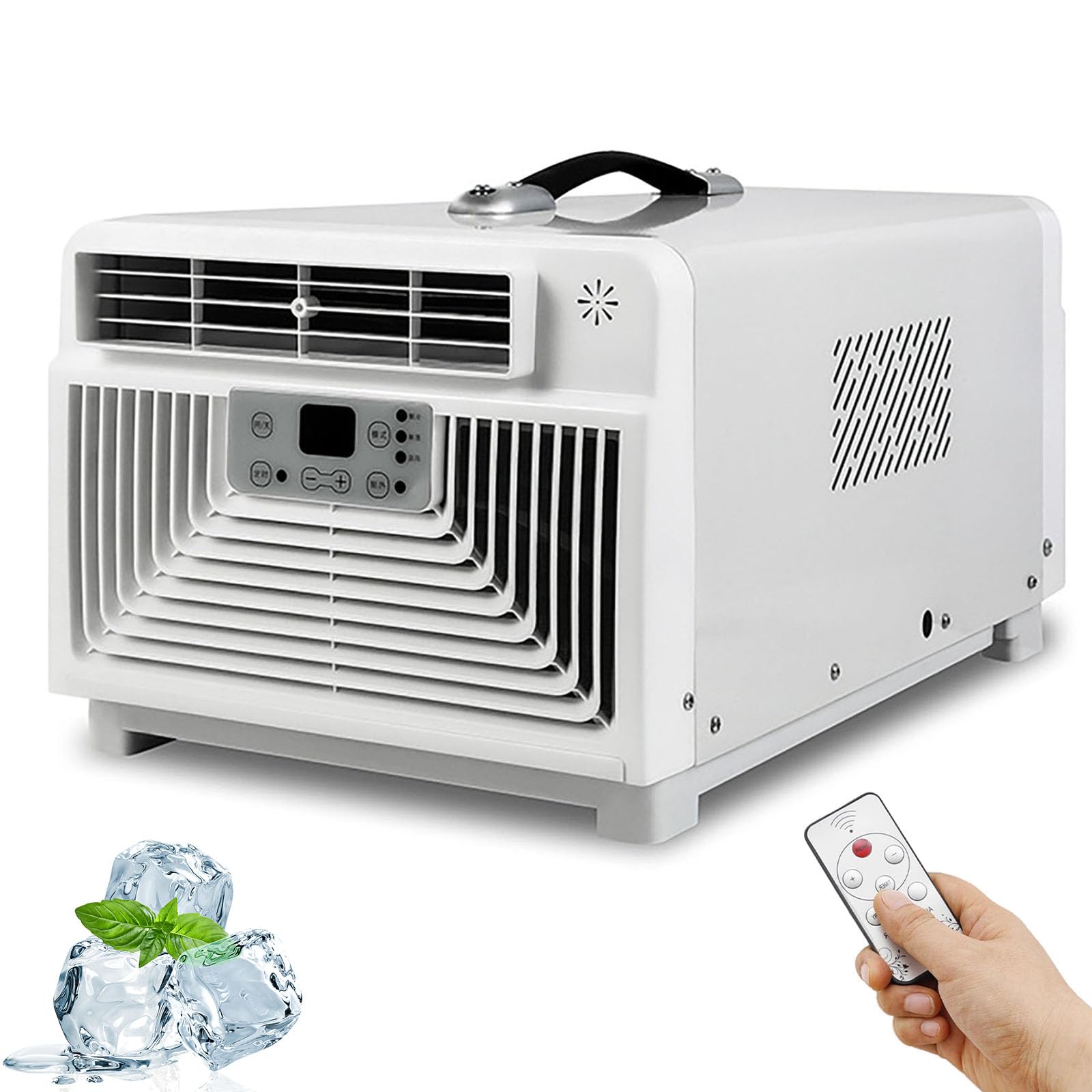 Aire Acondicionado Portátil Para Camping, Mini Aire Acondicionado De 3400 Btu, Unidad De Aire Acondicionado Silenciosa De Baja Potencia De 300 W Sin Ventana Para Tiendas De Campaña, Caravanas