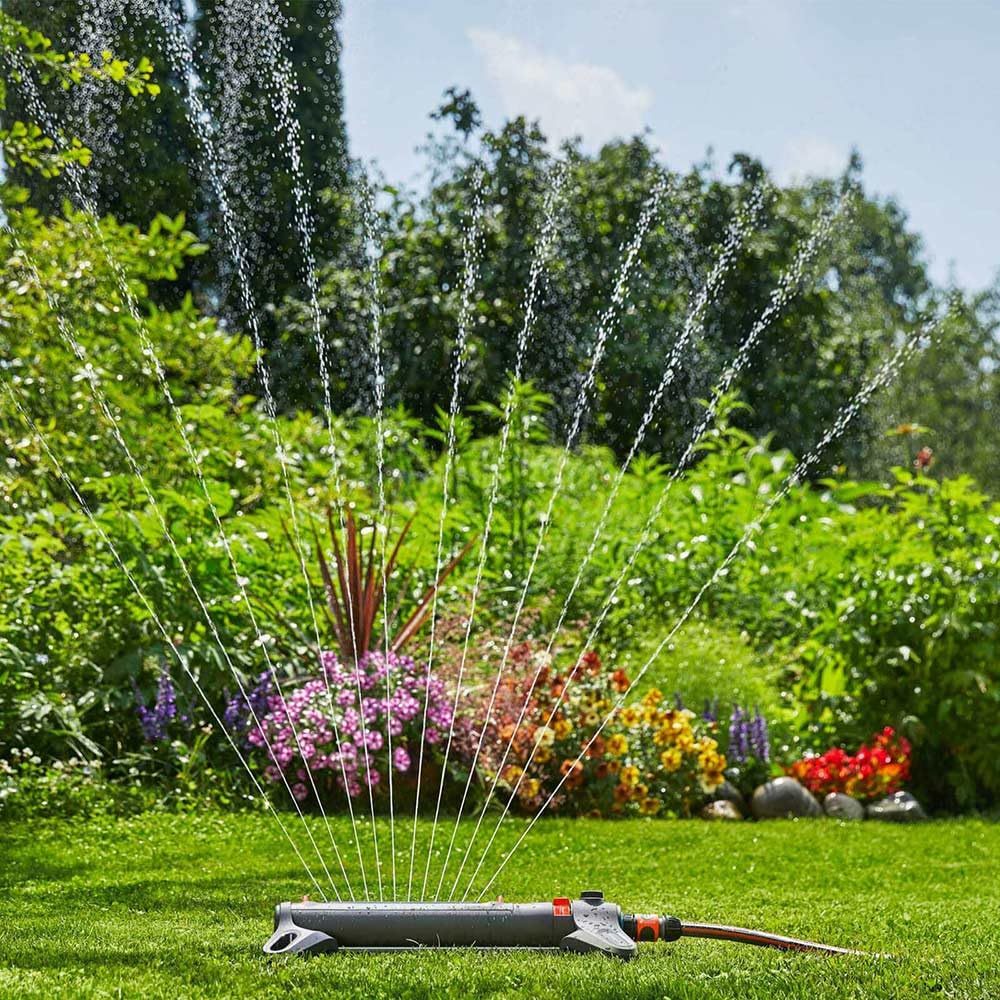 Gardena G18710-34 Oszillierendes Beregnungsset Aquazoom S Anpassbar an Gärten von 9 bis 150M2 Bre... Ansicht 10