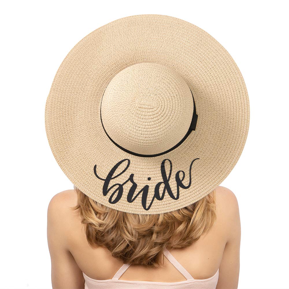 xo, FettiBachelorette Party Decorations Tan Bride Sun Hat | Neutrals Bridal Shower Gift, Bridesmaid Favors, Bride to Be