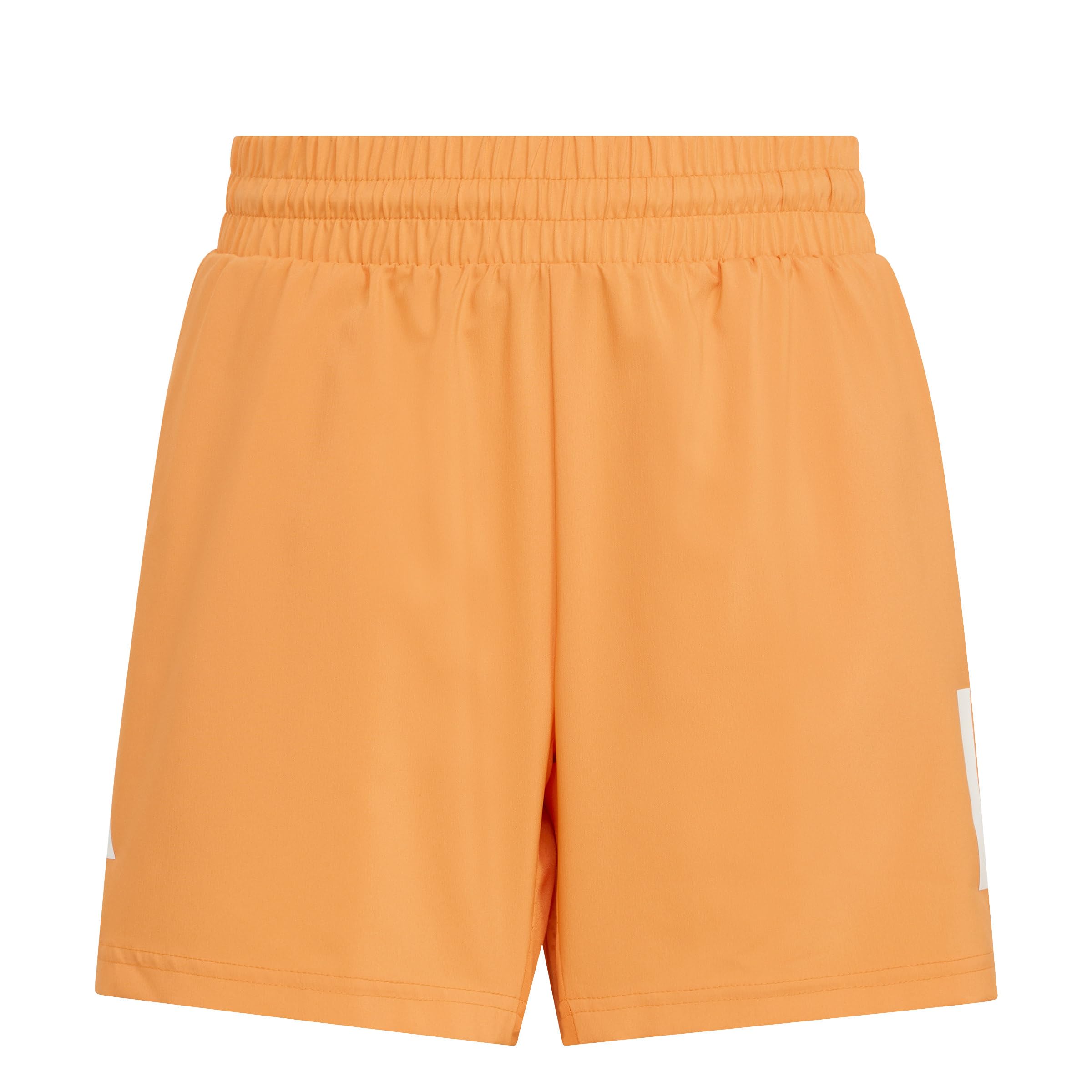 adidas Boy's Boys Club Tennis 3-Stripes Shorts, Pure Orange, 13-14 Years