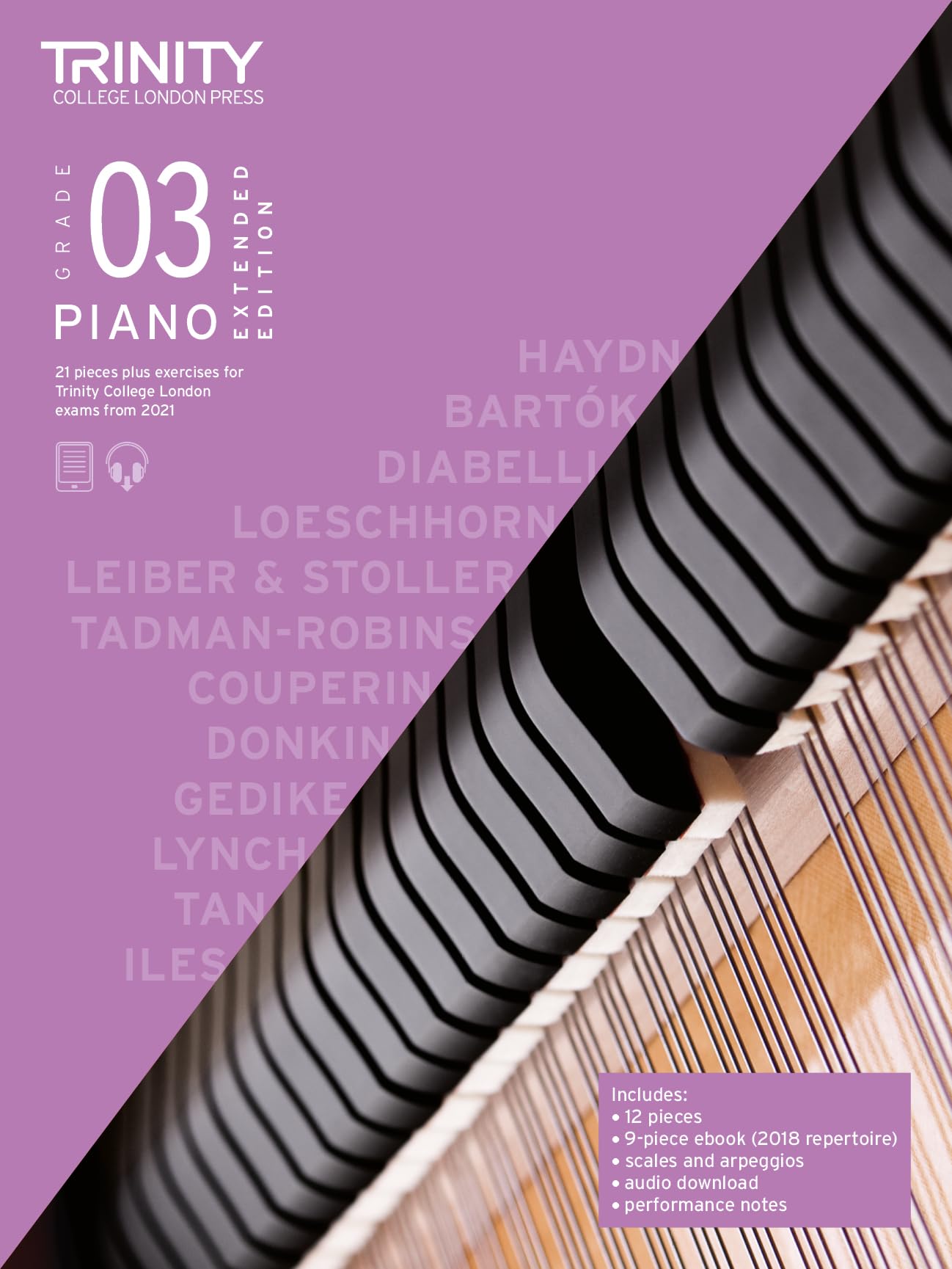 Trinity College London Piano Exam Pieces Plus Exercises From 2021: Grade 3 -