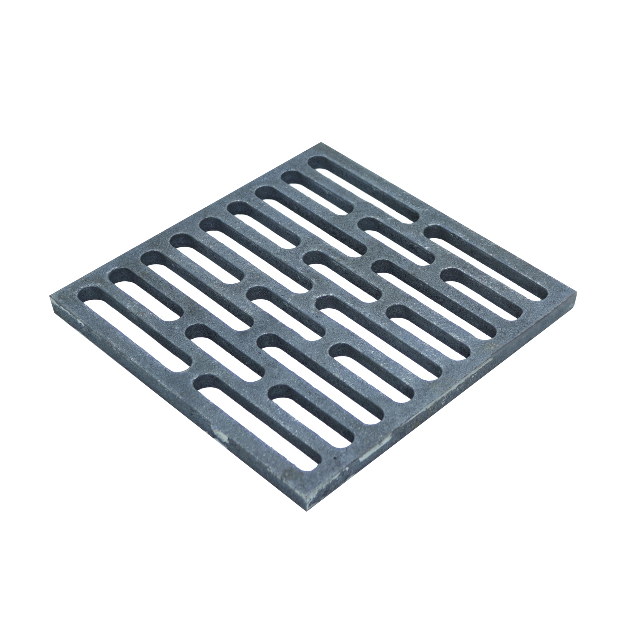 Fonderia Bongiovanni | Griglia in Ghisa | Griglia per Camino | Stufa Pellet | Barbecue Fondello per Cenere | 20x20 cm Mod.M | con Cassetto Raccolta Cenere | Altezza 7 Cm | Accessori Camino