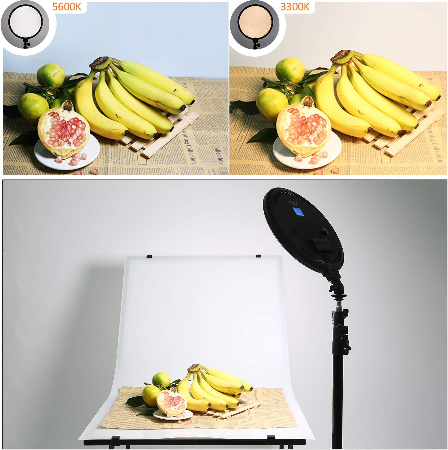 Crаzу Dеаlѕ 10 inches Round Bi-Color LED Video Light Panel, Dimmable LED Camera Light Lamp with Battery, Charger, 5600K~3300K, CRI 95 and LCD Display Screen for DSLR Camcorders Photo Studio Photography Crеаtіvе Prоduсt 10 inches Round Bi-Color LED Video Light Panel, Dimmable LED Camera Light Lamp with Battery, Charger, 5600K~3300K, CRI 95 and LCD Display Screen for DSLR Camcorders Photo Studio Photography