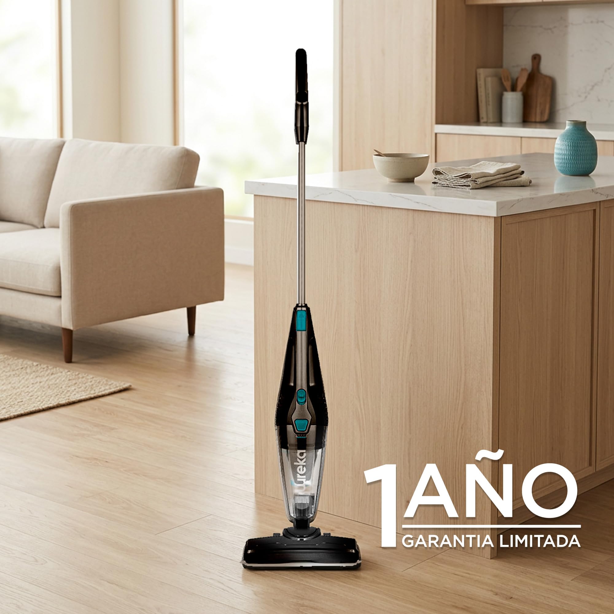 EUREKA Fenrir Blaze Stick Vacuum Cleaner, Powerful Suction 3-in-1 Small Handheld Vac with HEPA Filters for Hard Floor Lightweight Upright Home Pet Hair, Blue