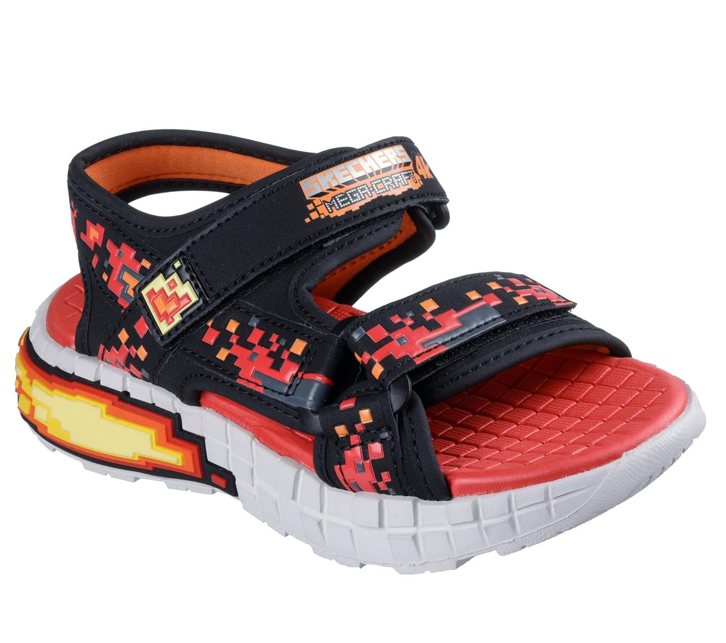 Skechers Boys Mega-Splash 4K Sports Sandals Black Size 2 (35)
