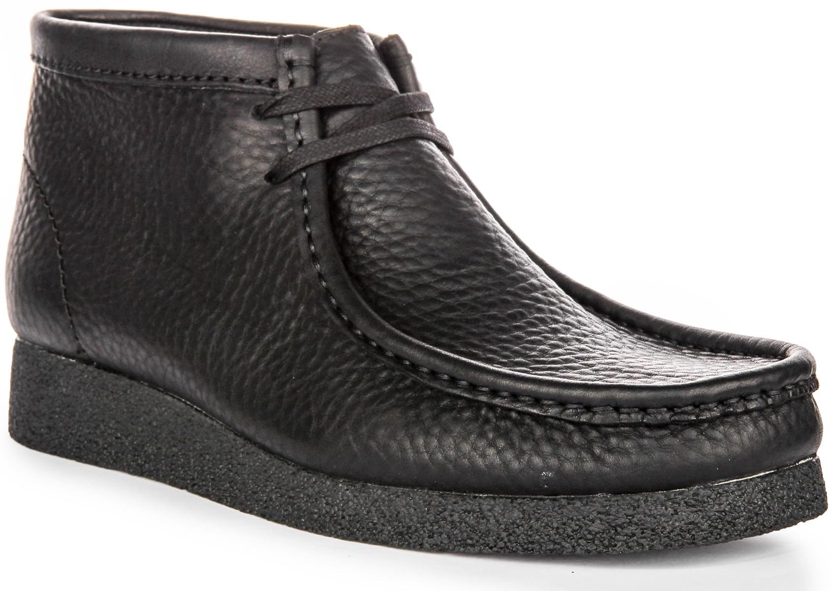 Clarks Wallabee Leather Shoes Men's Black Size 41 (7)