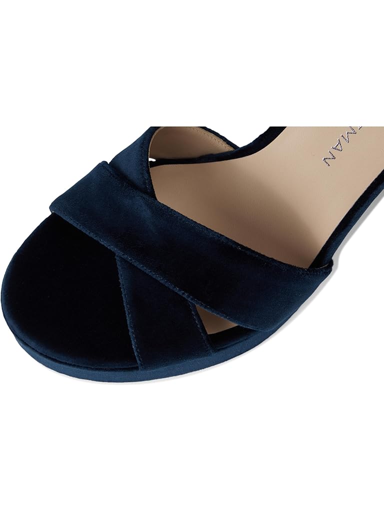 Navy Stuart Weitzman Dayna Platform Sandal