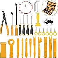 Vista 9 de GOOACC - 40 piezas de herramientas de extracción de molduras, herramienta de llave de extracción de terminales automáticos, pinzas de clip