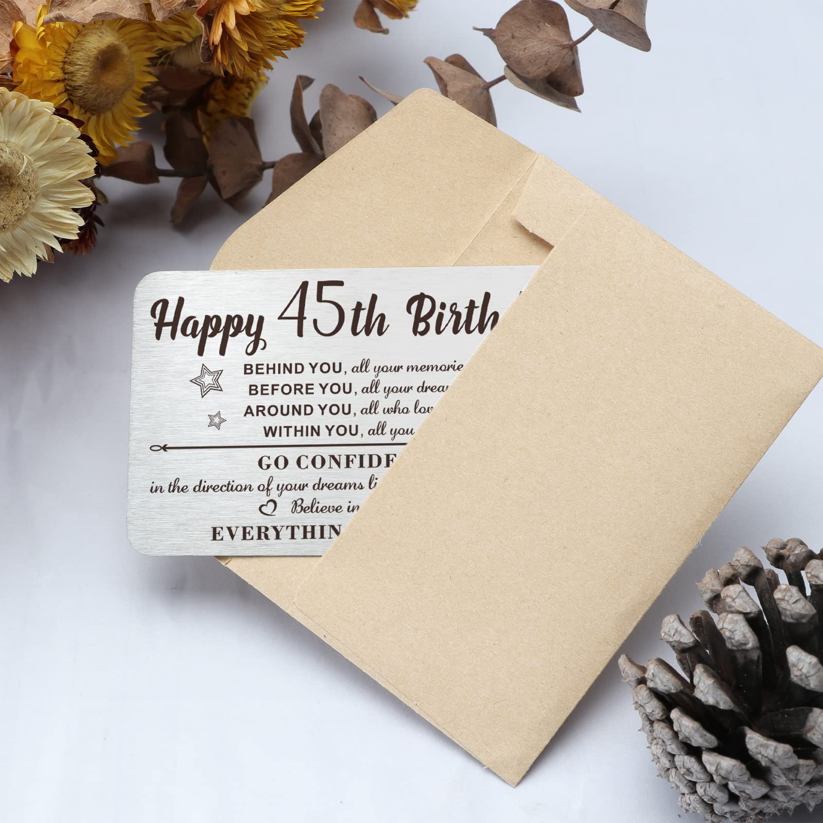 Happy 45th Birthday Ideas Happy 45th Birthday Card For Her Him