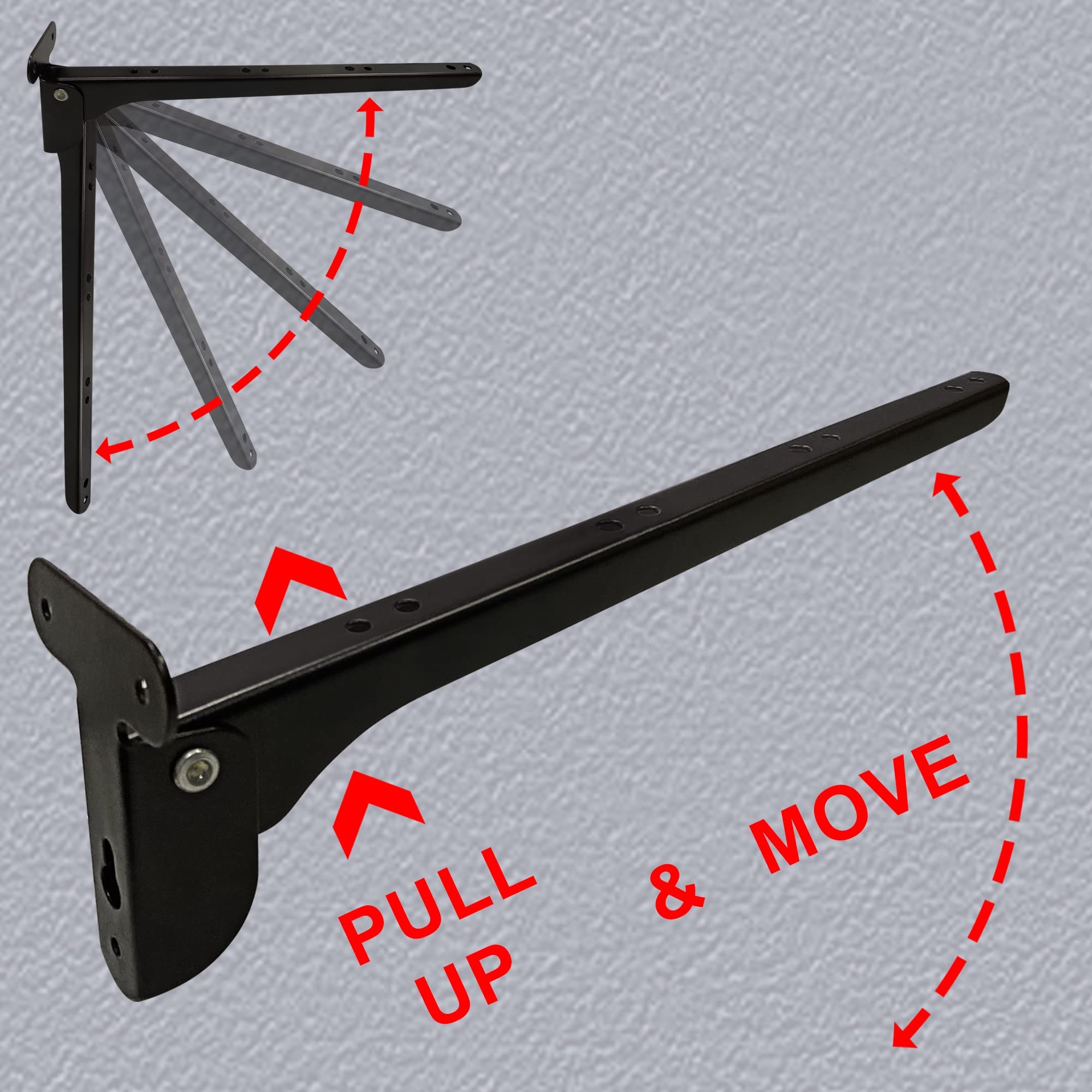 Heavy Duty Wall Mounted Table Bracket - FREE SHIPPING -2 Heavy Duty Wall Mounted Table Bracket - FREE SHIPPING -2