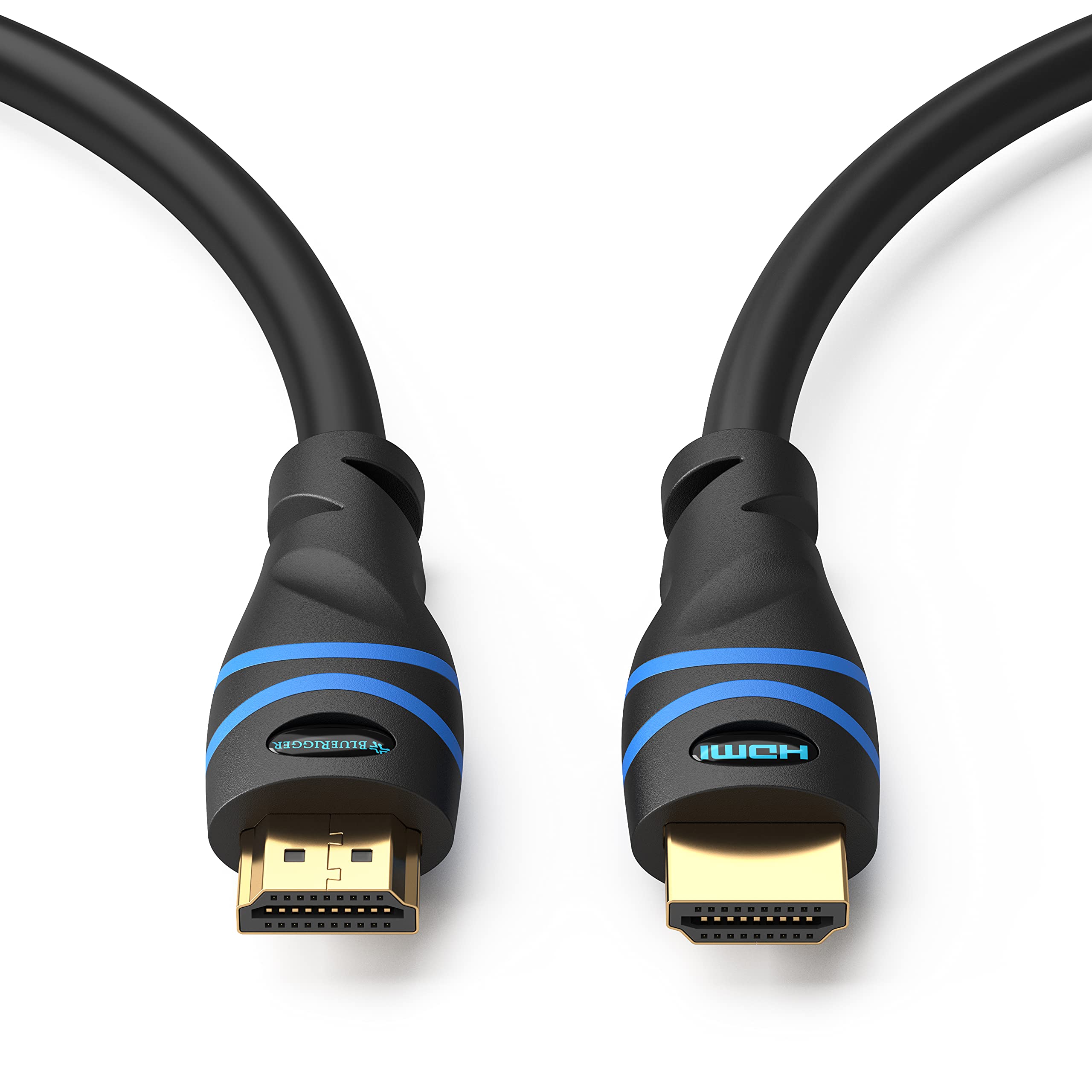 BlueRigger in-Wall High Speed 18Gbps HDMI Cable - CL3 Rated - Supports 4K 60Hz, Ultra HD, 3D, 1080p, Ethernet and Audio Return Latest Standard 20 Feet (6 Meters)
