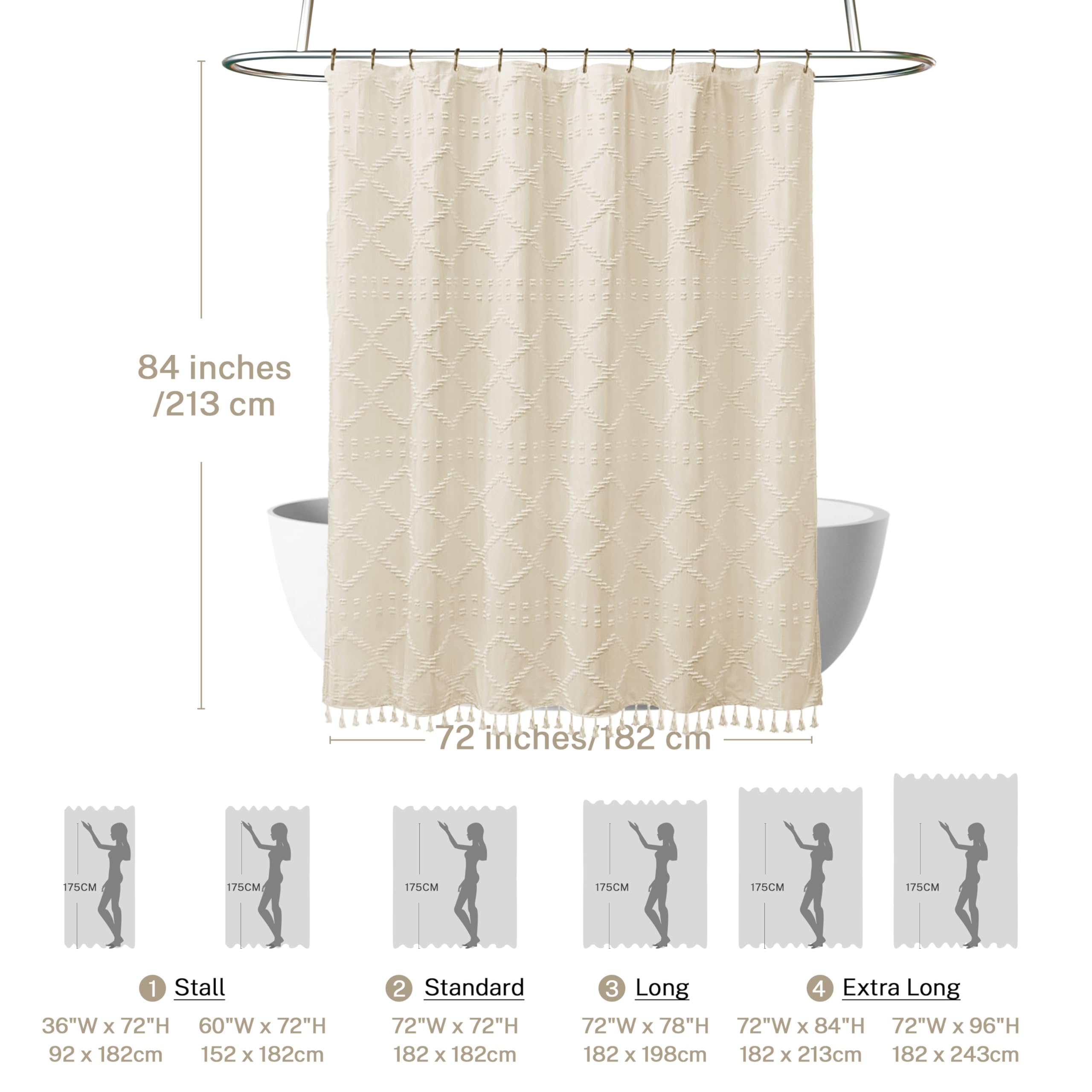 Standard Shower Curtain Sizes Kate Aurora Tropical Rainforest Banana