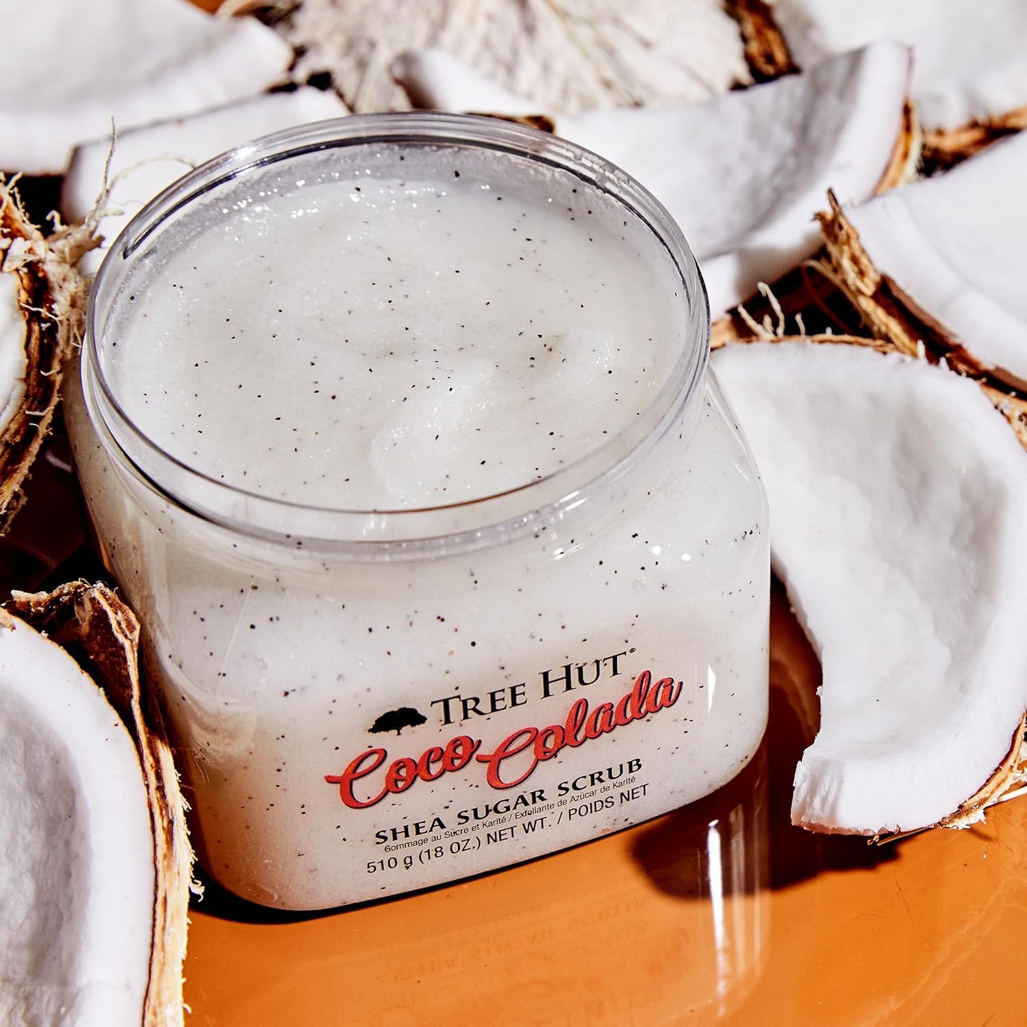 Tree Hut - Cukier Peeling do ciała - Coco Colada - Garnek 510 g - Zawiera ananas i masło shea - Pomaga przywrócić blask skóry - głęboko odżywia i zmiękcza suchą skórę