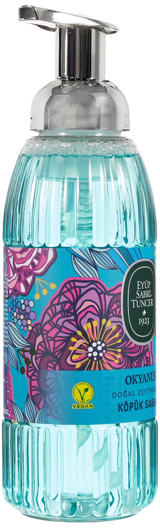 Eyüp Sabri Tuncer Doğal Zeytinyağlı Köpük Sabun Okyanus (500 ml) (2 paketi)