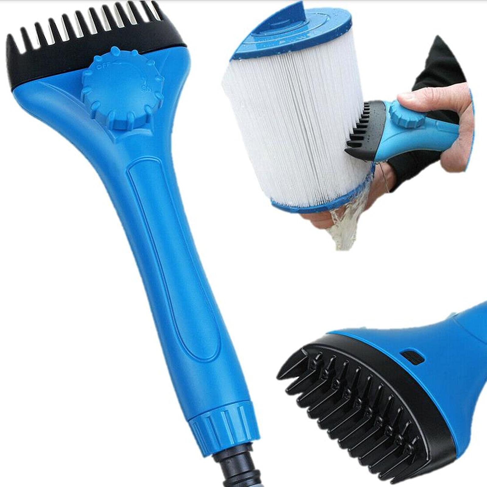 Pool & Spa Cartridge Cleaner Cleaning Brush Removes Debris & Dirt from Filters for Pool Filter Spa and Pool Cartridge Cleaner Tool