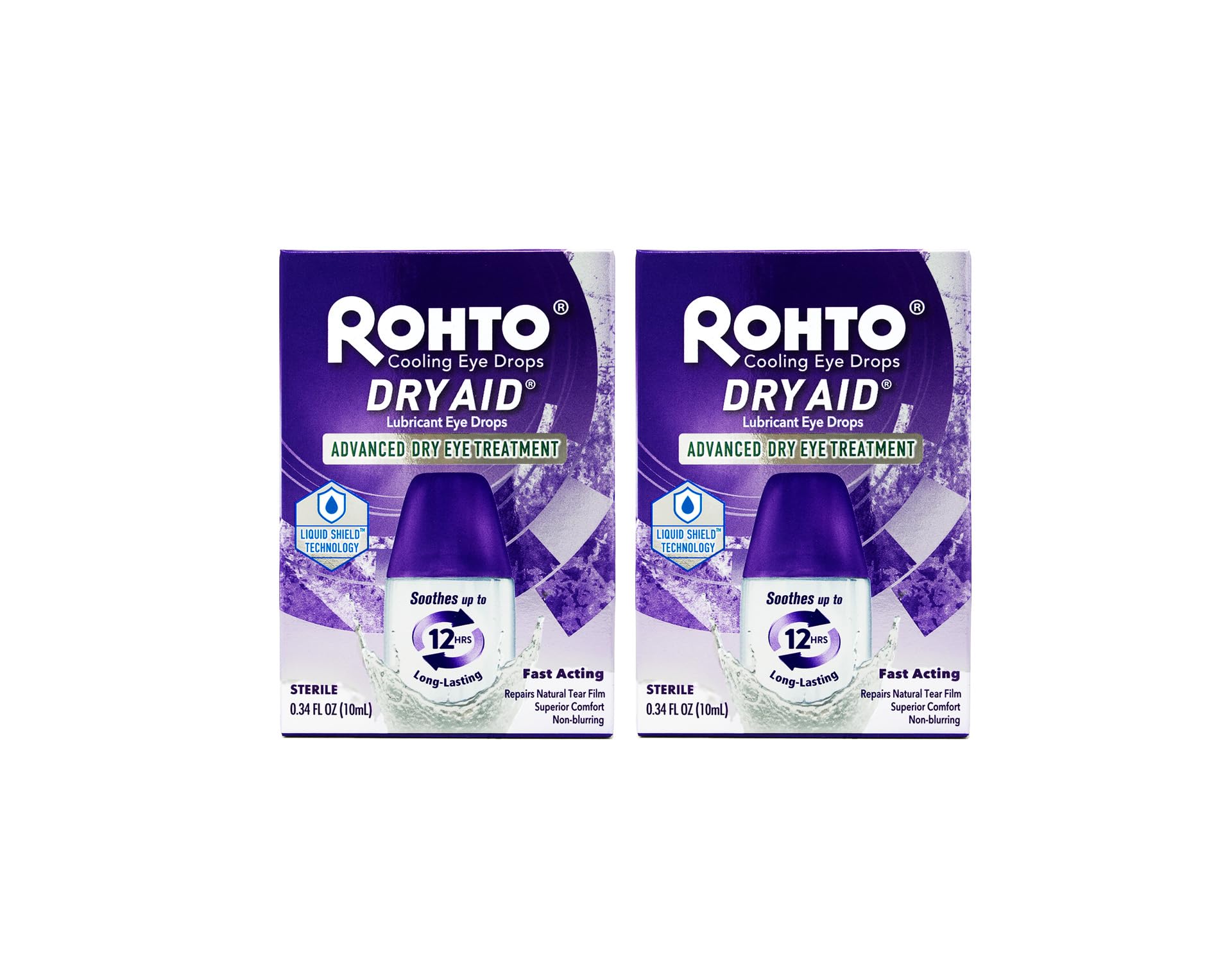 Rohto Dry-Aid Dry Eye Relief Eye Drops (Pack of 2)