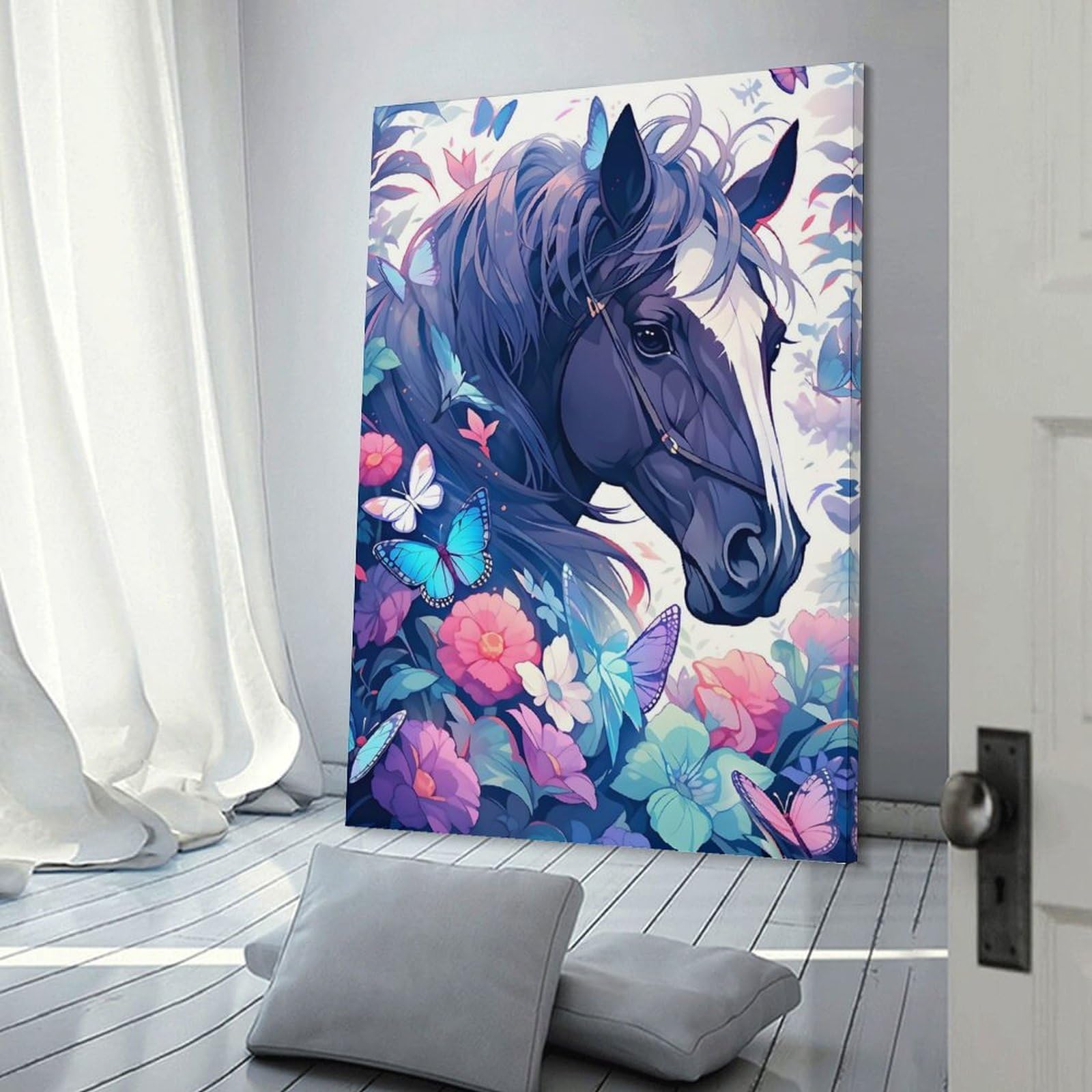 Junmoney Freedom Wall Picture Print 20x30inch(50x75cm), for Entryway, Lounge Links Or Small Walls, Decorative Wall Art for Narrow Spaces