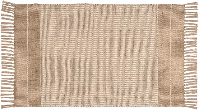 WENKO Pica Jute Bath Mat - 50x80cm Natural Fiber Bathroom Rug