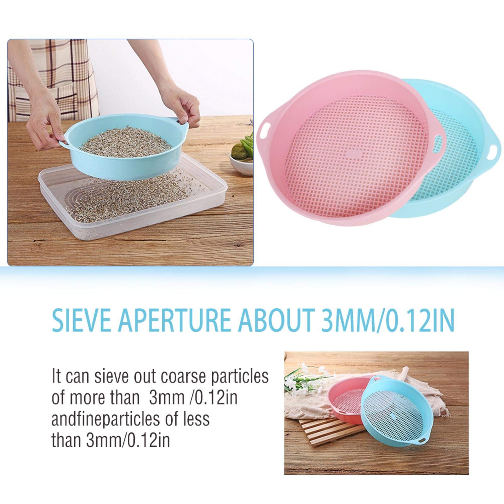 Gartensieb Aus Holz - Kompostsieb 29x32,5cm Für Gartenarbeit