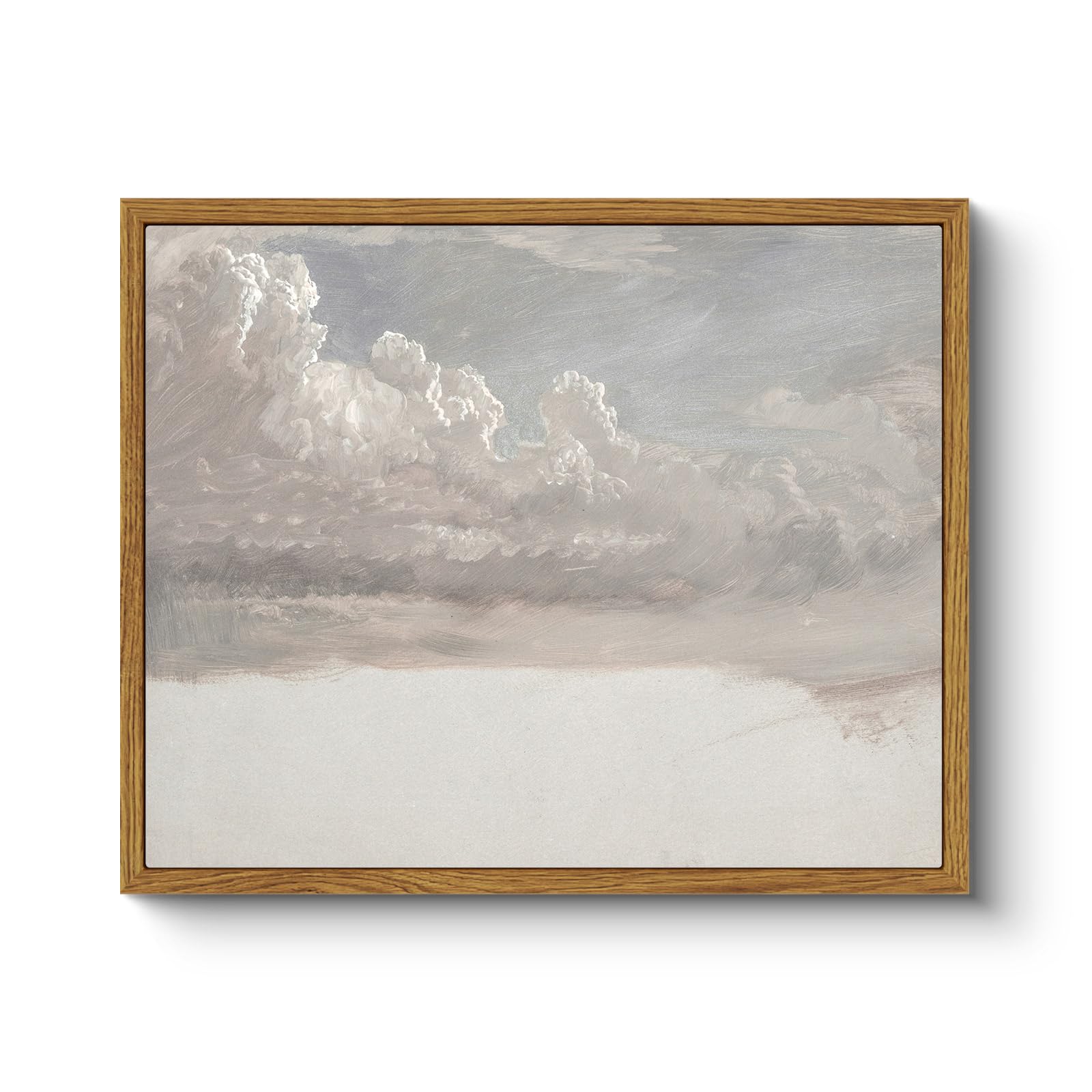 InSimSea Framed Canvas Wall Art, Meadow with Flowers Painting, Landscape for Living Room, Bedroom, Home, Bathroom Decor, 8x10 — view 40