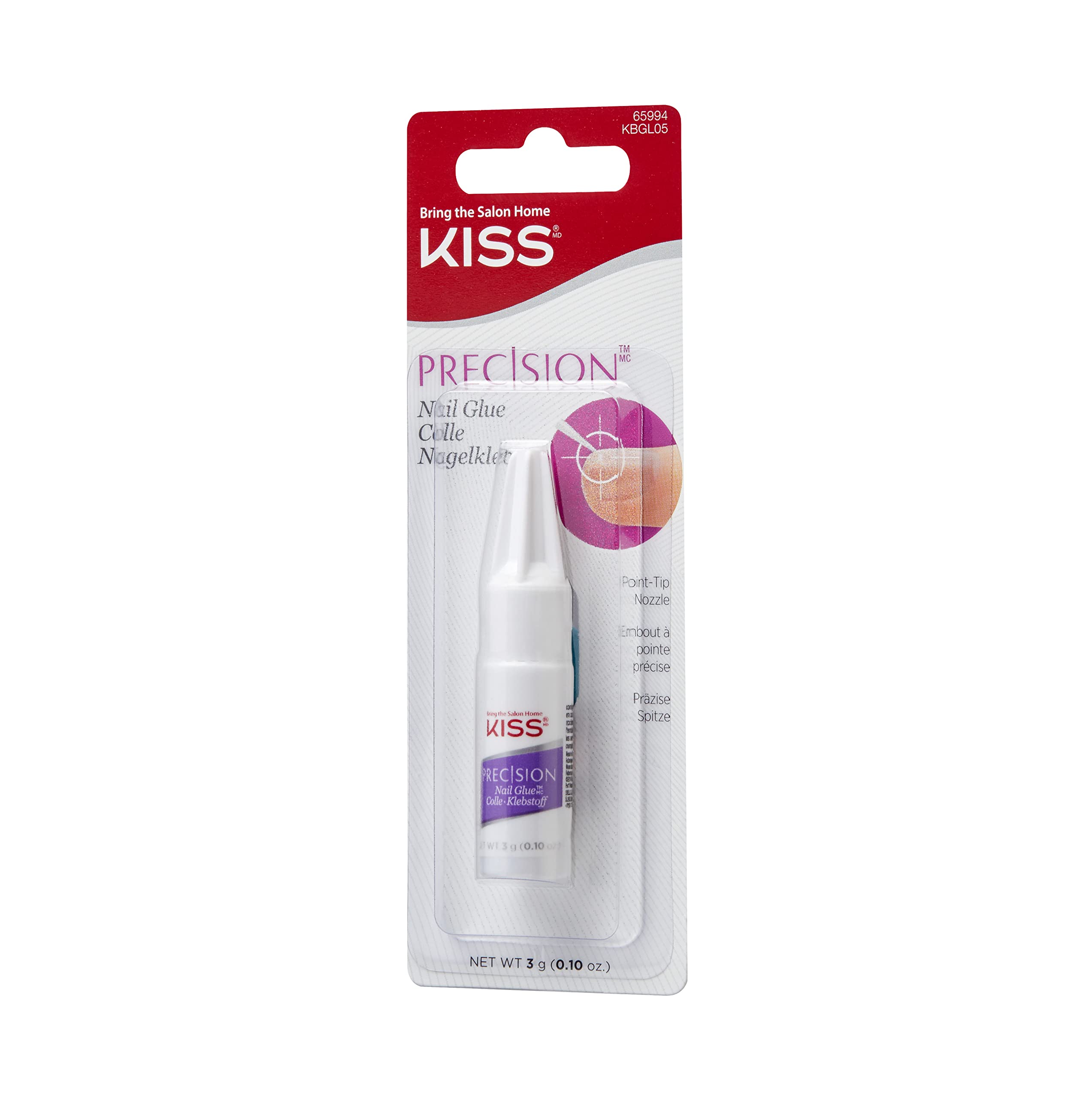 Kiss Klej do paznokci z dozownikiem, 3g, bezbarwny