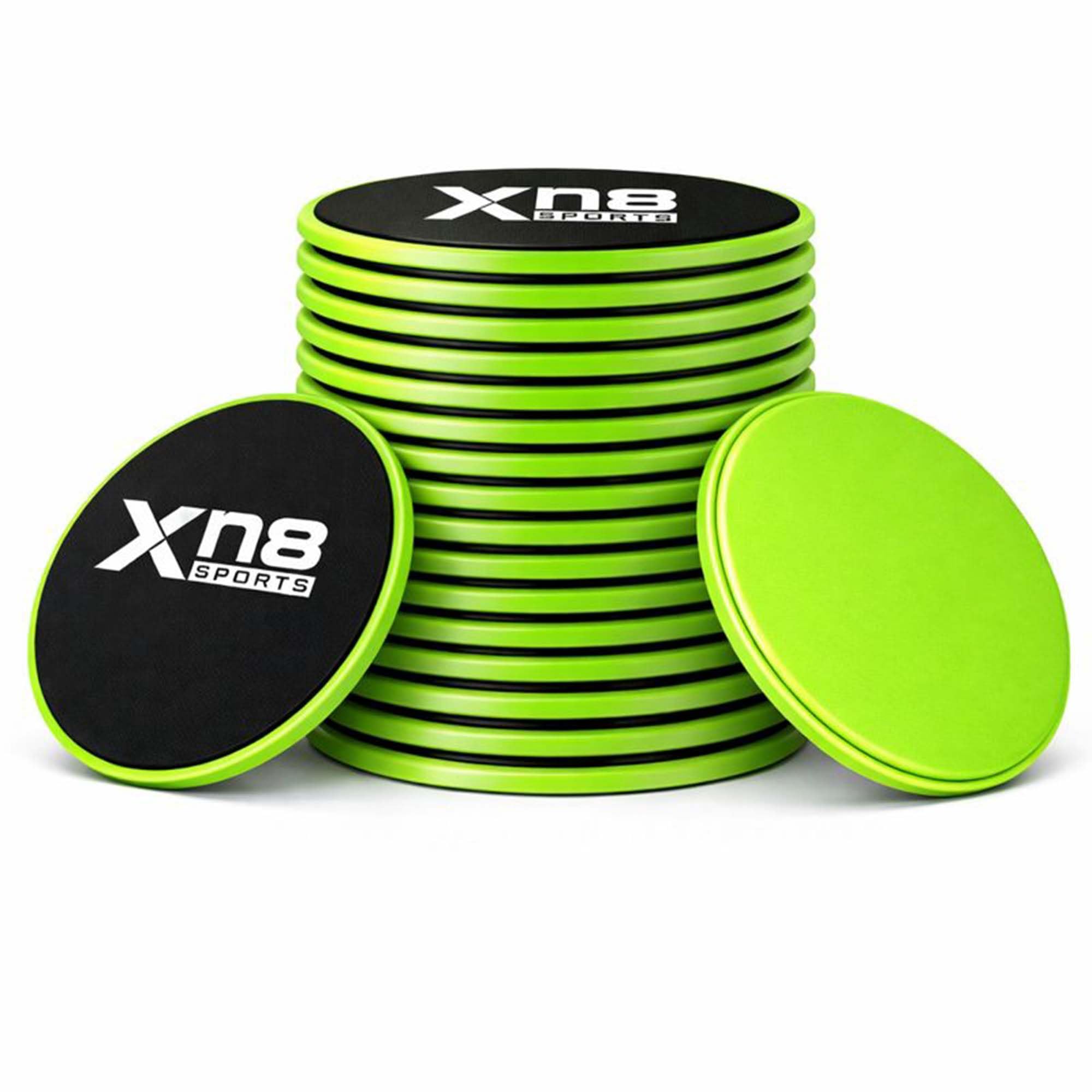Xn8 Exercise Core Sliders Dual-Sided Gliding Discs for Abdominal & Full Body Workouts, Home Gym & Pilates, Smooth Glide on Carpet, Hardwood & Tile Floors – Fitness Sliders for Women & Men - Pack of 10 — image 1