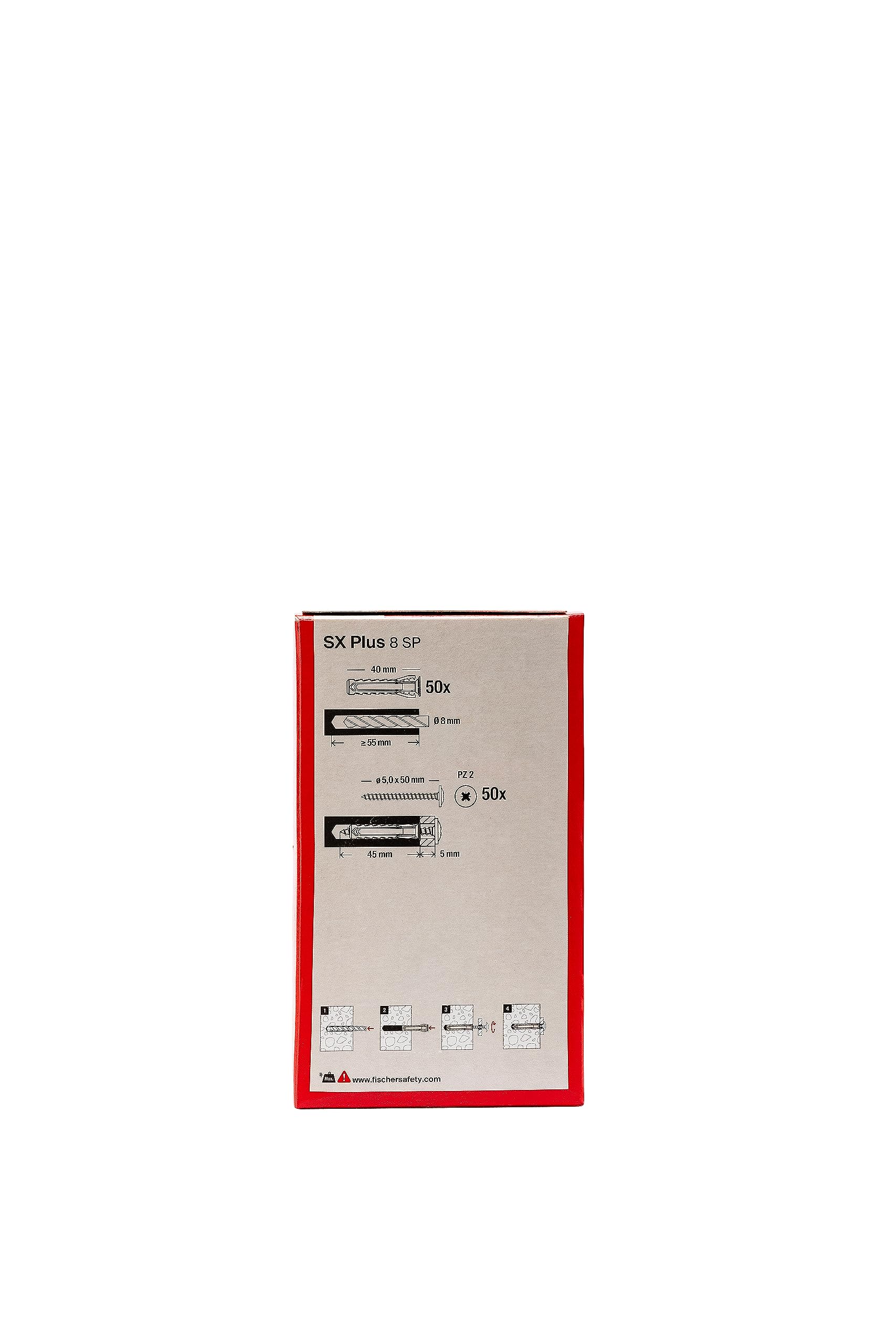 Fischer 567629 Dübel, grau, 8 x 40 mm – Ansicht 2