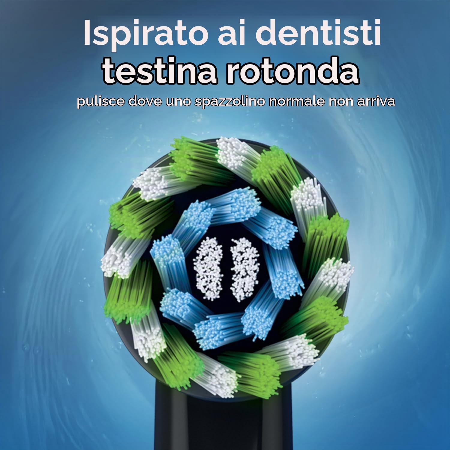 Oral-B Vitality Pro Spazzolini elettrici per adulti, per lui/lei, 1 manico, 2 testine, 3 modalità di spazzolatura tra cui Sensitive Plus, spina UK a 2 pin, nero (la confezione può variare)