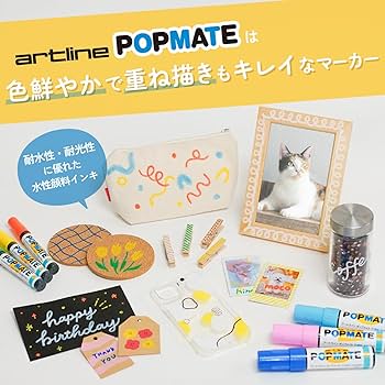 専用出品⭐︎フィルムブックマーカー2枚 338 Amazon.co.jp: シャチハタ ポップ用マーカー ポップメイト 水性顔料 丸