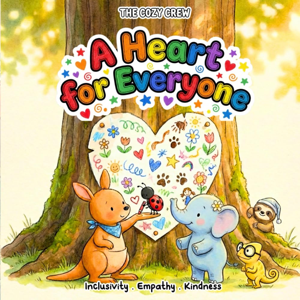 A Heart for Everyone: A Cozy Preschool Valentine Social Skills Story About Inclusion, Kindness, and Big Feelings (COZY CREW - Social Emotional Learning Books for Kids Ages 3-6)