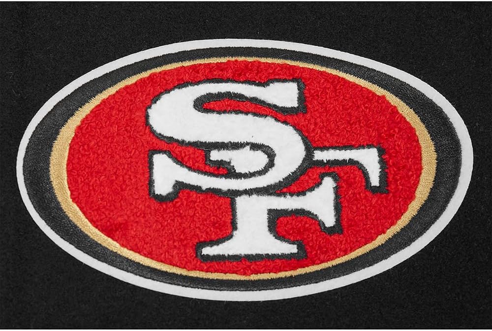 Pro Standard Mens NFL Script Tail Varsity Jacket - Image 7