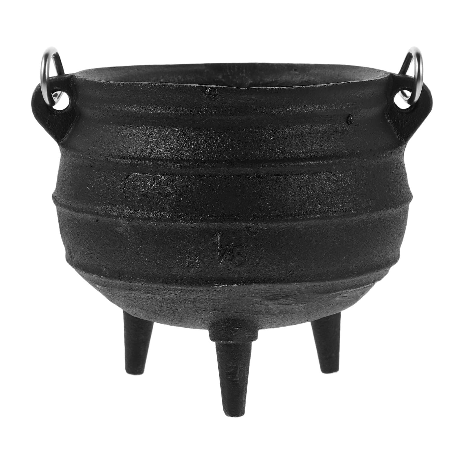 Porta Incienso de Hierro Fundido Negro, Cuenco de Patas para Quemar Incienso, aromaterapia y derretir Cera, para Ceremonias y oraciones, Estilo rústico Decorativo