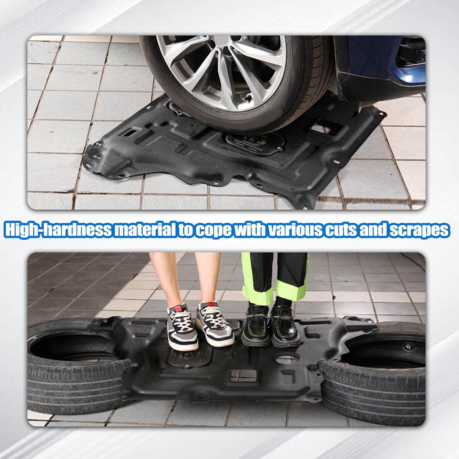 PACEWALKER Front Engine Splash Shield Compatible with F-ord Focus 2012-2018, Compatible with 2015-2021 Escort Under Engine Shield, Focus ST/RS Compatible with F-ord C-Max 2013-2018 Replace Original