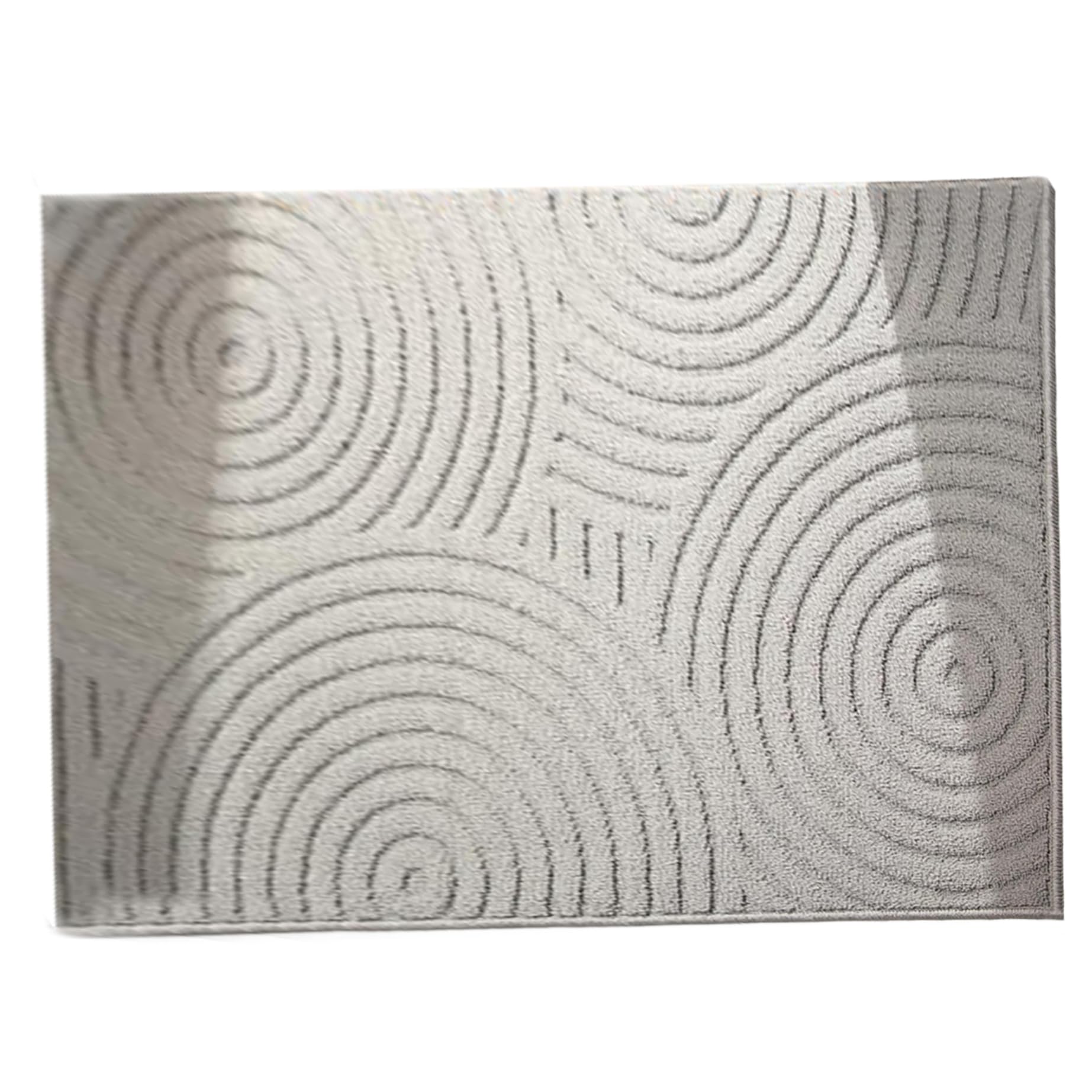 Tapis de porte d'entrée gris 24x35 cm antidérapant et absorbant pour la maison