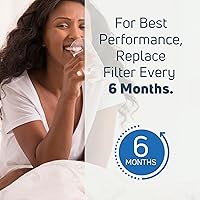 Vista 8 de Filtro de agua de repuesto para refrigerador Whirlpool GS2SHAXMS00 - Compatible con cartucho de filtro de agua para refrigerador Whirlpool 4396508