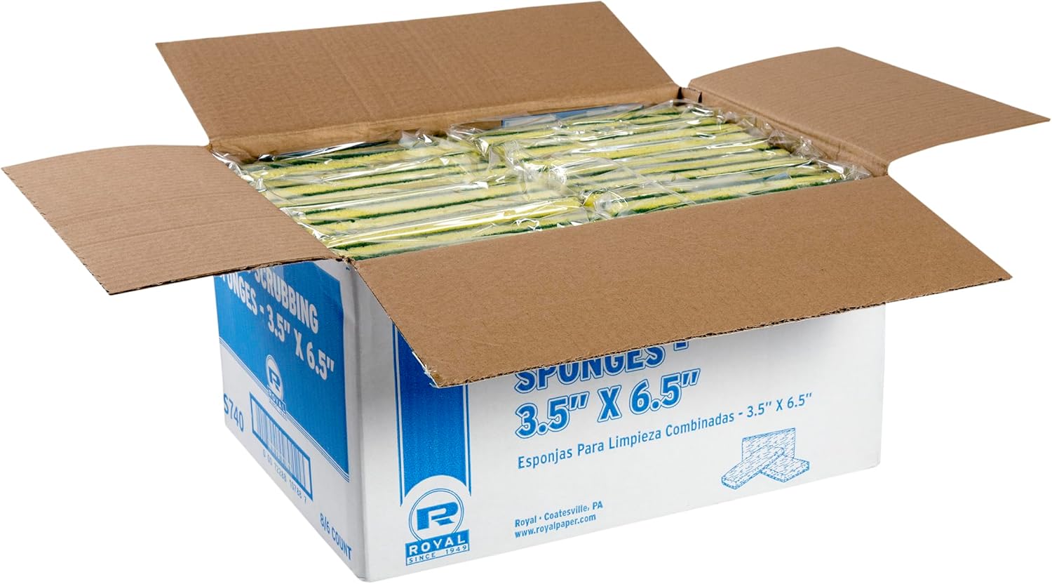 Royal Scouring Pad/Sponge Combo, Case of 48